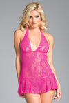 BW1630BK In A Trance Babydoll - Black